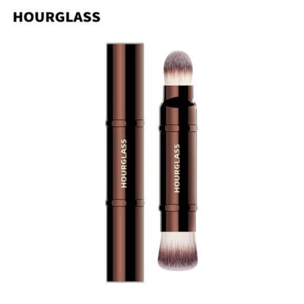 Hourglass Makeup Brush- No.15 Retractable Powder Double-Ended Complexion Brush